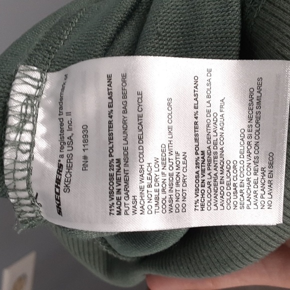 Skechers Sage Green Women's Drawstring Joggers - Picture 10 of 10